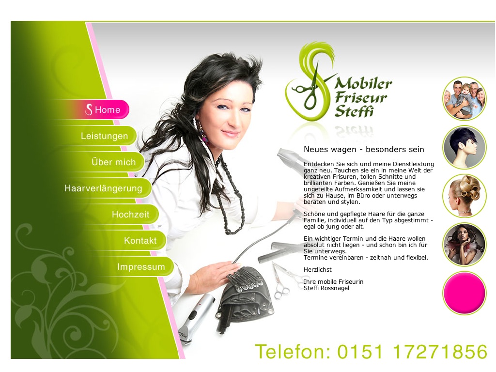 Mobiler Friseur Steffi El Caramba Rene Sucker